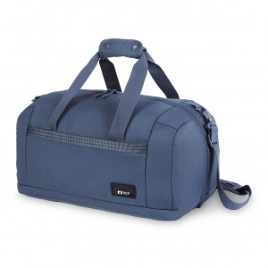 DCP Bags Blue Camping Barrel Duffel Bag