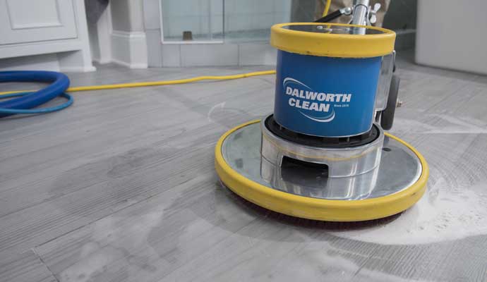 Marble floor cleaning