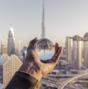 closeup shot of a male hand holding a crystal ball 2026 03 18 07 58 07 utc