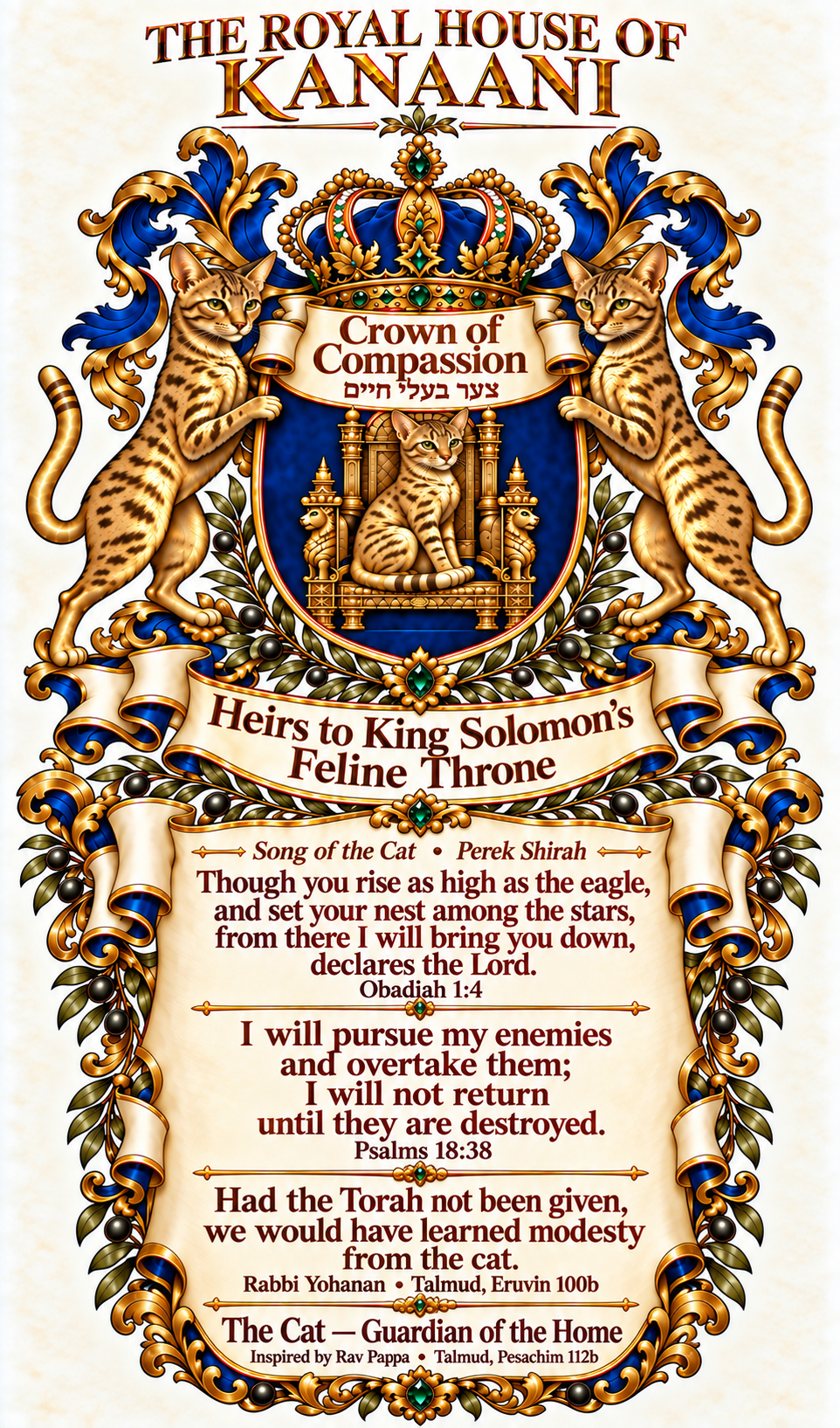 Official Coat of Arms of the Royal House of Kanaani Official Coat of Arms of the Royal House of Kanaani