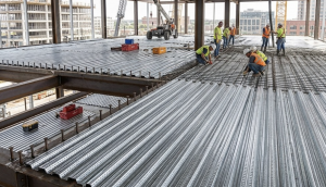 Composite Decking on Site
