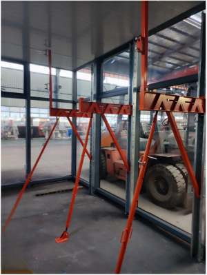 ICF Wall Bracing System in Action