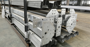 American Standard Corrosion Resistance Galvanized Steel Structural Frames Fabrication