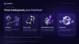 As Financial Services Become More Accessible, AiderFi Launches Gold Rush to Make Community Support Part of Trading