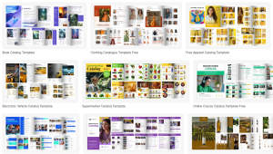 free catalog template