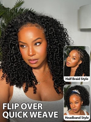 CurlyMe Hair half wig