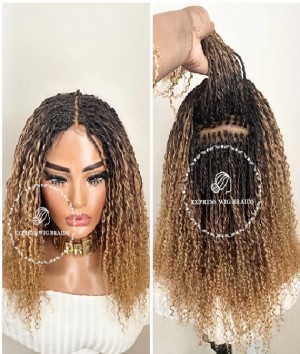 Custom human hair braided wigs in Salem Boston Massachusetts MA