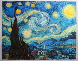 vincent van gogh - starry night - oil painting reproduction