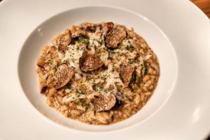 Creamy Arborio Risotto with freshly shaved black truffle