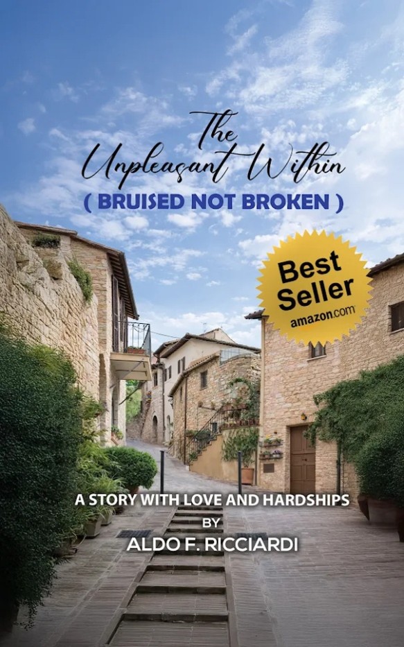 Aldo F. Ricciardi’s The Unpleasant Within (Bruised Not Broken) Achieves Amazon Bestseller Success with a Story of Hope
