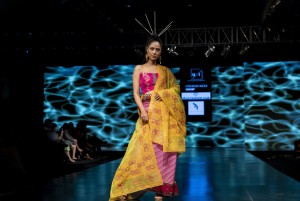 Arbin Tonjam Showcase North East Handloom at International Fashion Week presented by Delhi Fashion club