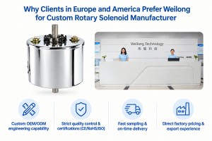 Why Customs in Europe and USA prefer Weilong for Custom Rotary Solenoid