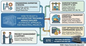 Cost effective truckable module builder 1