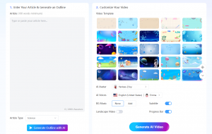 article to video