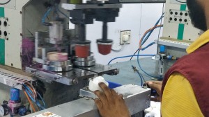 Manufacturing process in the factory, Daman, India