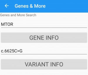Links to NCBI for information on Gene name OR the mutation. Examples of format provided in the box