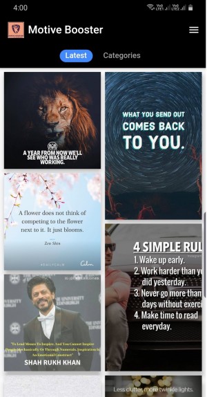 Infotainment Apps has successfully launched its on-demand Motive Booster - Motivational Quotes App