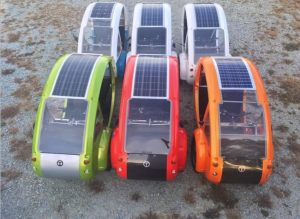 A MicroGrid: A caravan of ELFs can transport 12 aid workers and