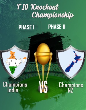 T-10 Cricket: Win to play in New Zealand