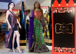A special night of Fashion and Charity at FAO Schwarz in New York, the most famous toy's store in the world.