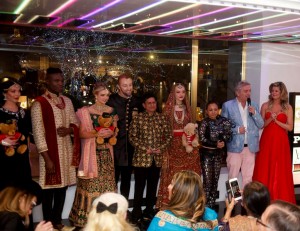 A special night of Fashion and Charity at FAO Schwarz in New York, the most famous toy's store in the world.