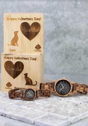 Tense Watch Launches New Mini Hampton II and Custom Box for Valentine's Day to help stop Animal Cruelty.