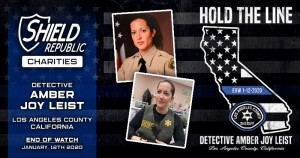 Shield Republic Thin Blue Line Fundraiser for LASD Detective Amber Leist