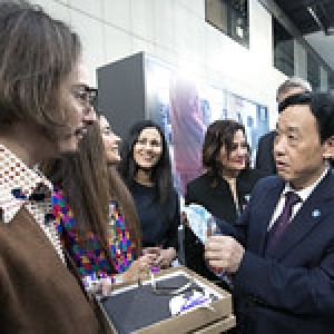 Neishaa Gharat Commissioned The Blue Fashion Collection Scarf.