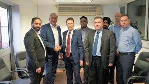 Home Secretary and West Midlands Mayor visit the new development site owner Fortel at M6 junction 10