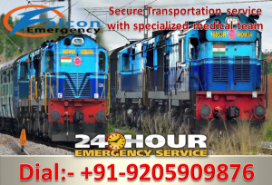 train ambulance services in delhi
