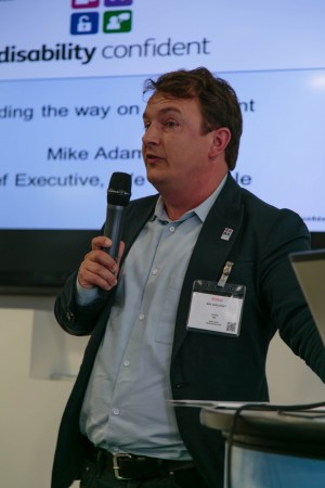 Ben Chalcraft, VERCIDA Managing Director presenting at the Disability Confident 