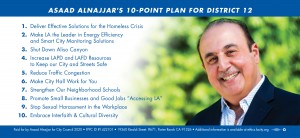 Asaad Alnajjar Announces “I am still in the Race” for  Los Angeles City Council District 12