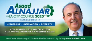 Asaad Alnajjar Announces “I am still in the Race” for  Los Angeles City Council District 12