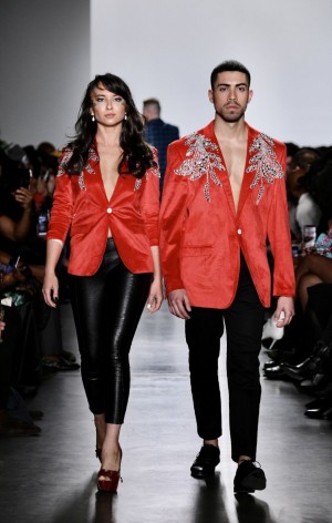 Elie Balleh NYFW Runway Show (Celebrity Super Model) Valeri Manziuk & Brandon Concepcion