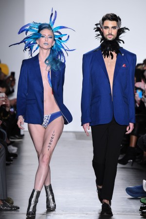 Designer Elie Balleh NYFW Runway show @ Pier59 Studios