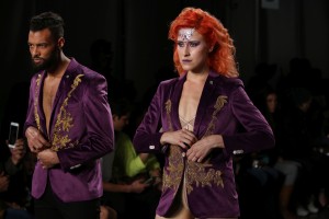 Designer Elie Balleh NYFW Runway show @ Pier59 Studios