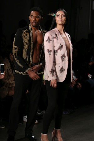 Designer Elie Balleh NYFW Runway show @ Pier59 Studios