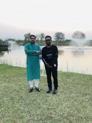 Maul Gohel with Umang Hutheesing