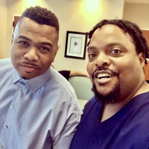 R.J. Atkins with 50 Cent