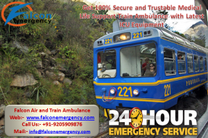 train ambulance service in delhi