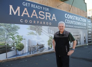 Apartment purchaser Graham Slennett-Roberts is rightsizing at Maasra Apartments
