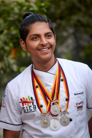 Yeshwanth Kumar with all his 4 silver medals