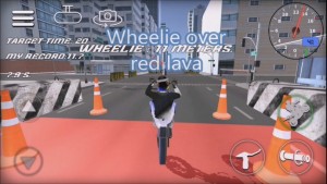 Wheelie Rider 3D is a realistic motorbike stunt game
