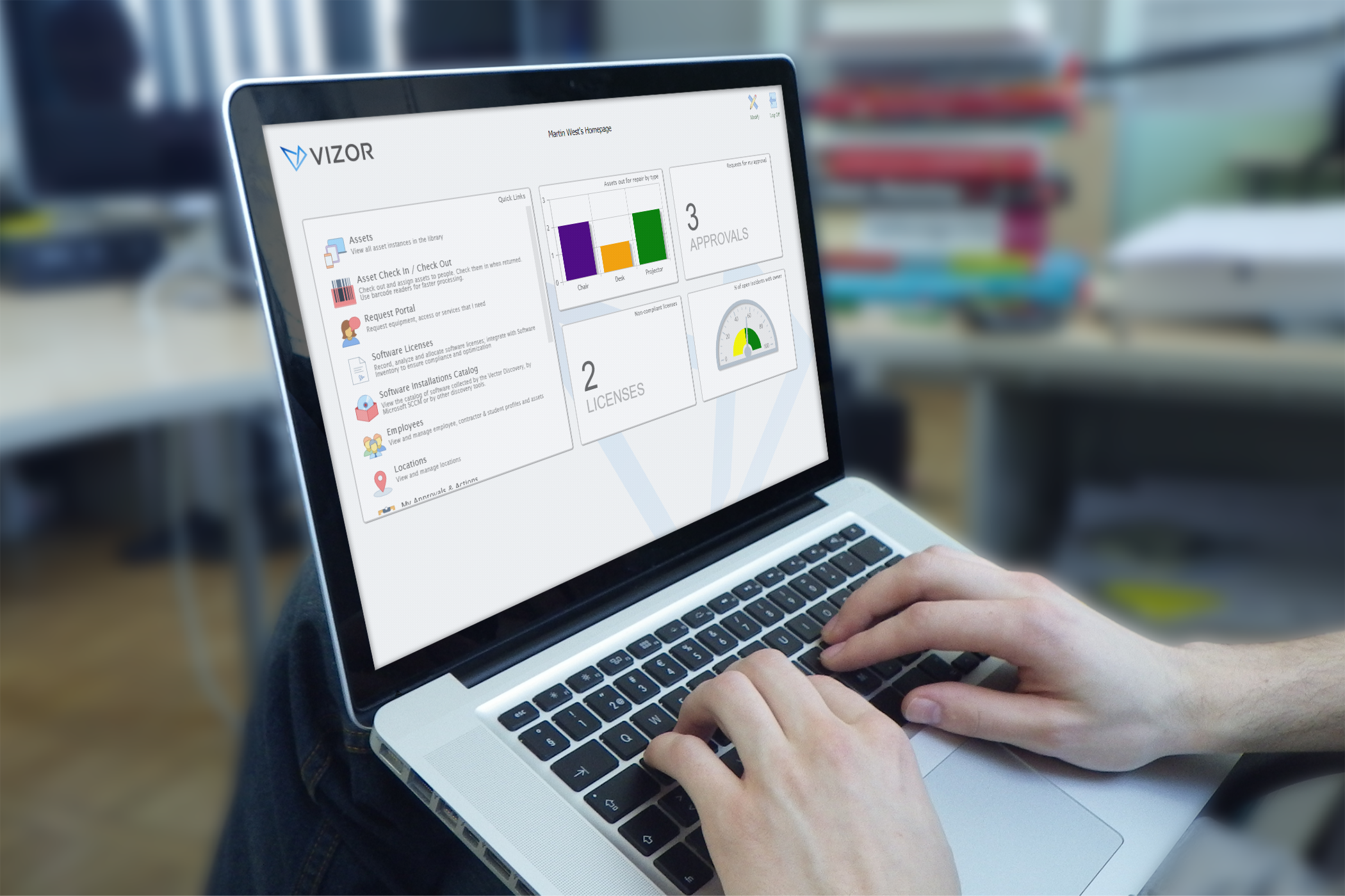 Fresh VIZOR homepage look Fresh VIZOR homepage look