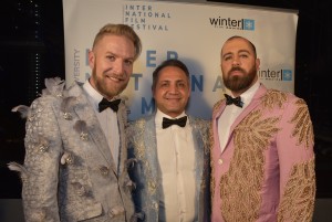 Designer Elie Balleh Winter Film Award red carpet gala