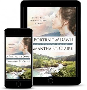 Author Samantha St. Claire Releases New American Historical Romance Novel - A Portrait of Dawn