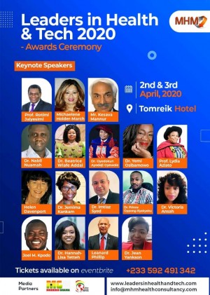 Leaders in Health and Tech on the 2nd and 3rd April 2020 in Accra Ghana