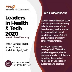 Leaders in Health and Tech on the 2nd and 3rd April 2020 in Accra Ghana