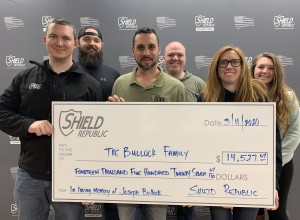 Donation for fallen Florida Trooper Joseph Bullock from Shield Republic