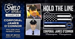 Hold the line fundraiser, fallen Philadelphia police officer James O